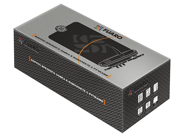 Замок цилиндровый с в комплекте с ручкой LOCKSET.1511W/B (SET F1511W/B) AB бронза