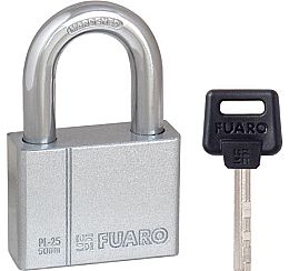 Замок навесной PL-PROTEC-2550 4 fin key (PL-2550) фин. /блистер